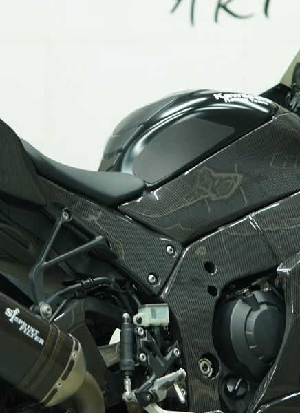 Lightweight Carbon Fiber Sub Frame Cover for ZX10R 2021+ – RLZ