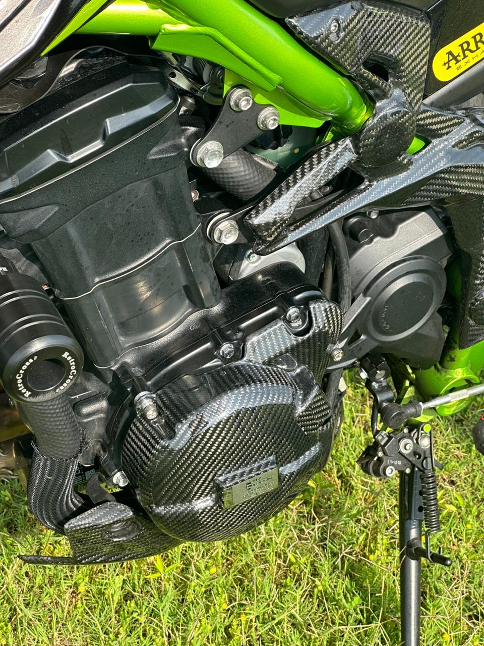 Carbon Fiber Engine Covers for Kawasaki Z900