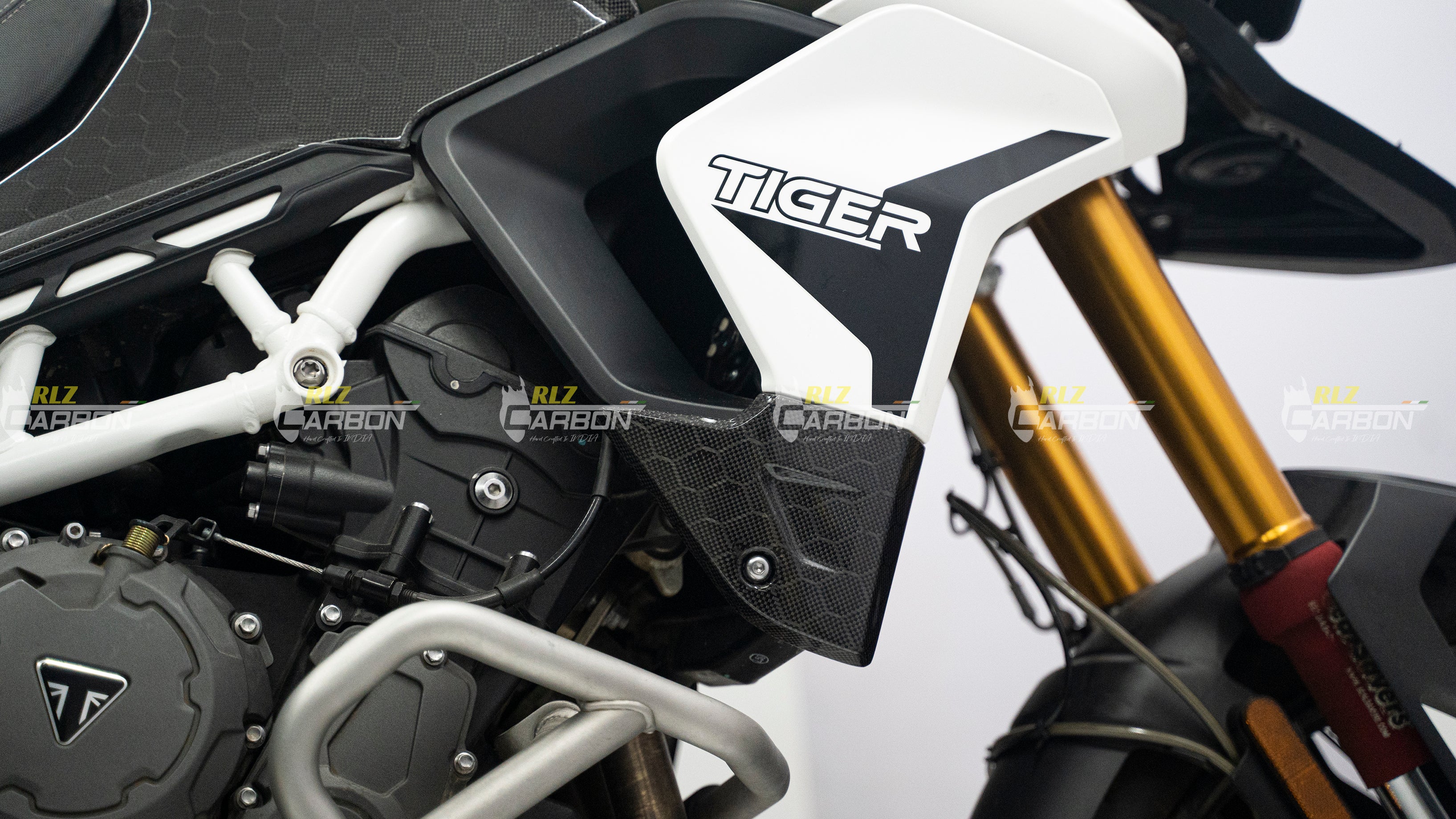 Carbon Fiber Fairing Radiator Cowl Both Sides for Triumph Tiger 900