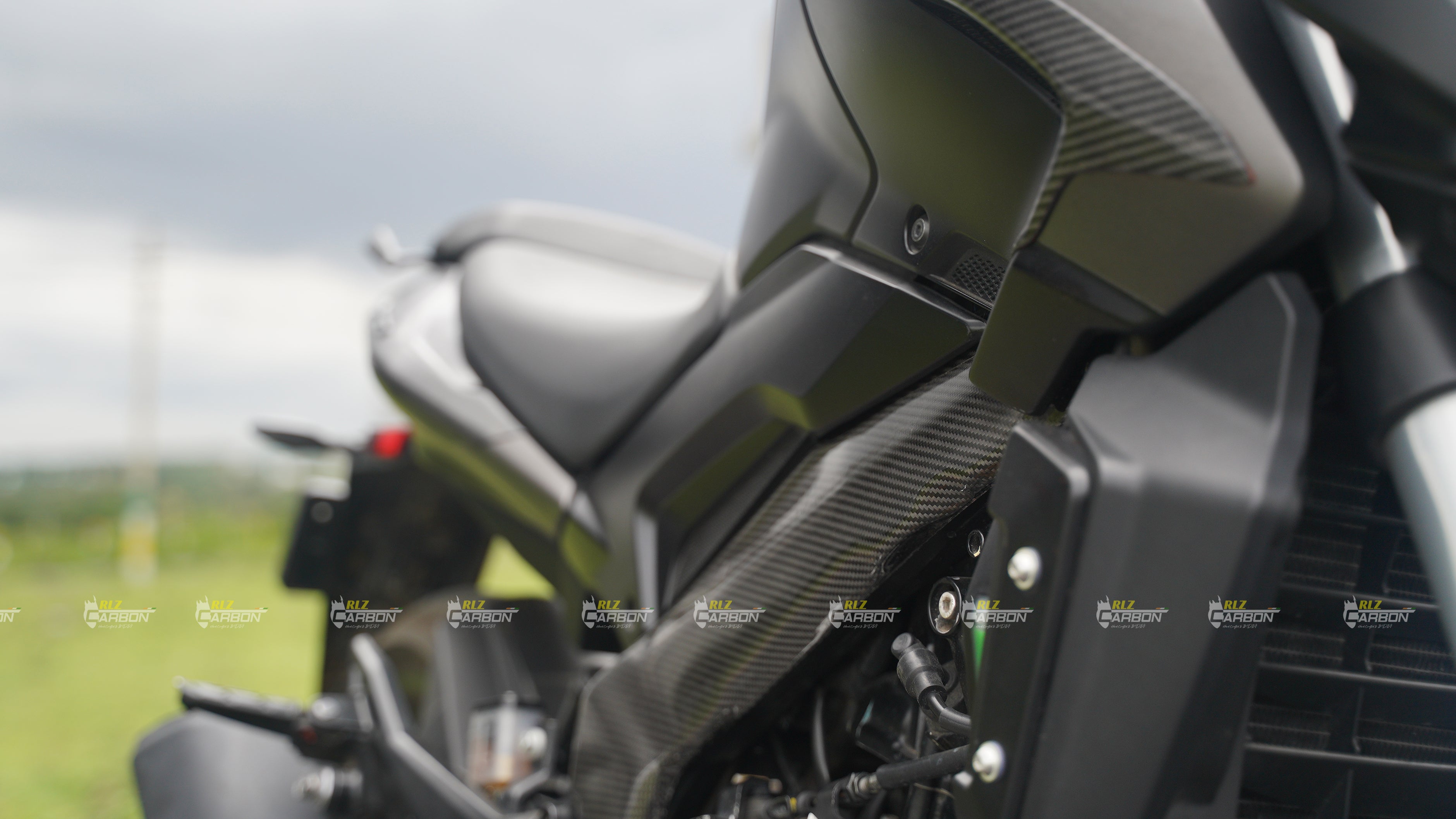 Carbon Fiber Frame Covers for Bajaj Dominar – RLZ Motorsports