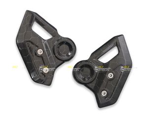 Open image in slideshow, Carbon Fiber Heel Guards for Triumph Tiger 900
