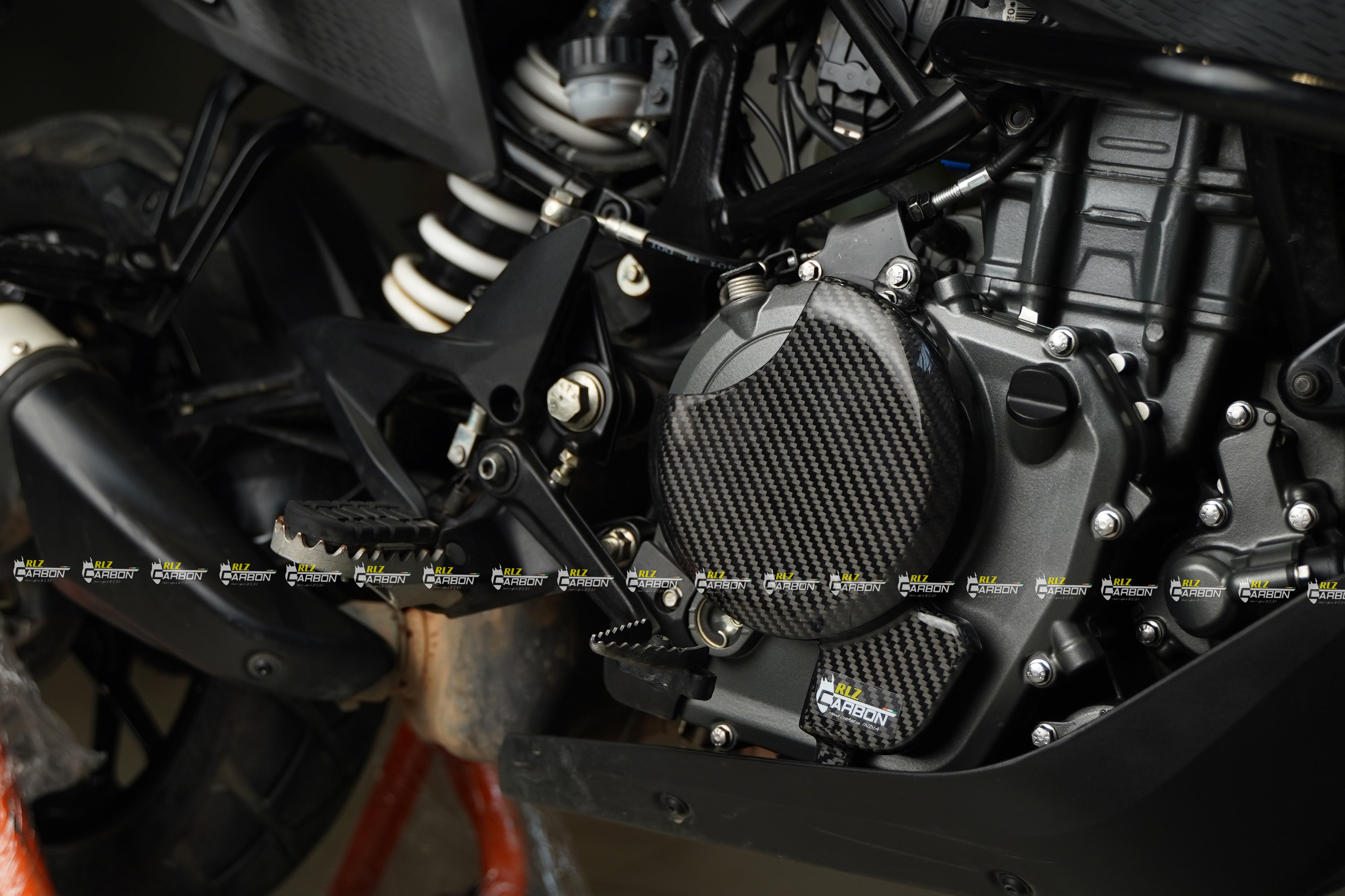 Carbon Fiber Clutch Cover Protector for KTM Adventure 250/390