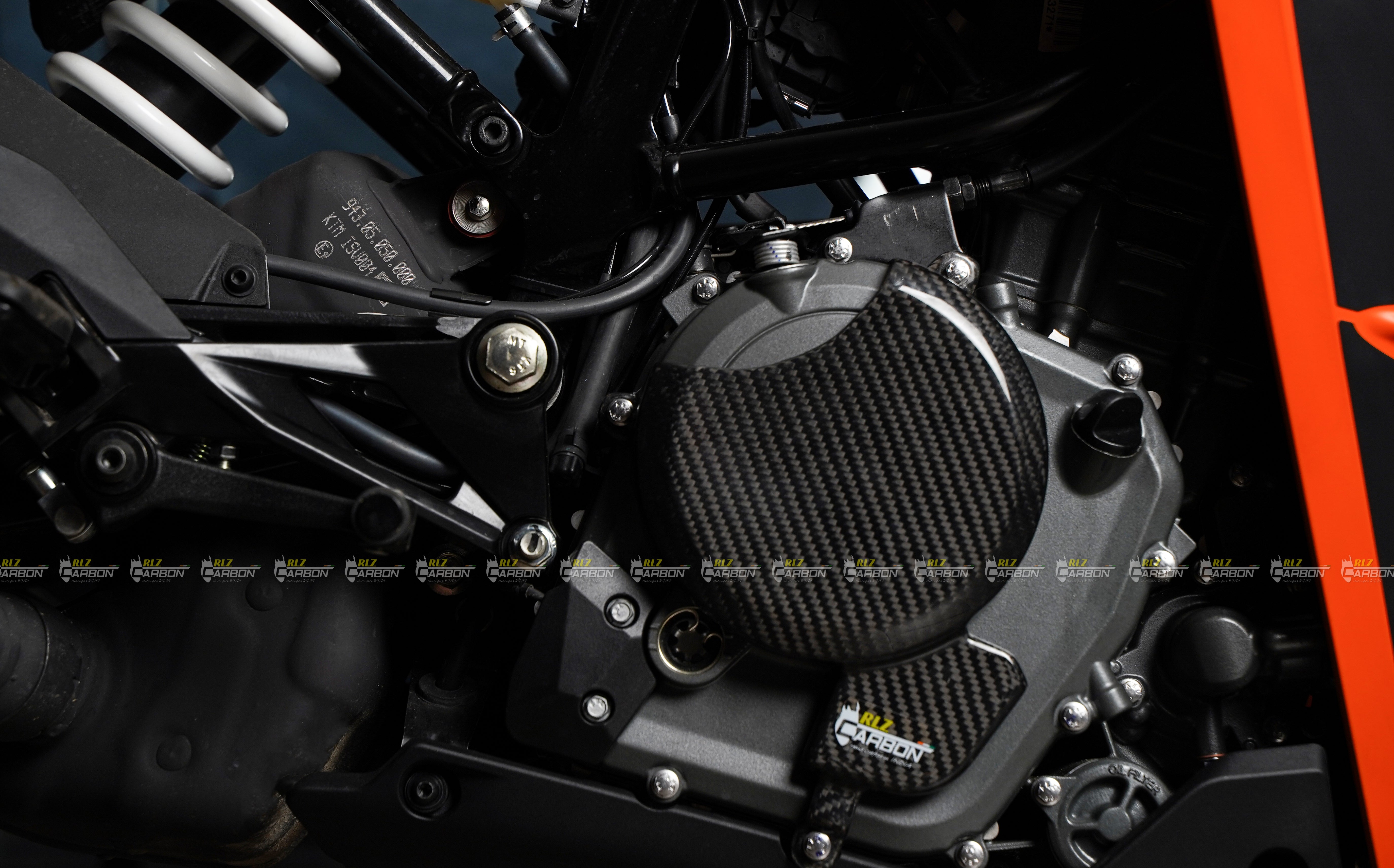 Carbon Fiber Clutch Cover Protector for KTM RC 390 2018+